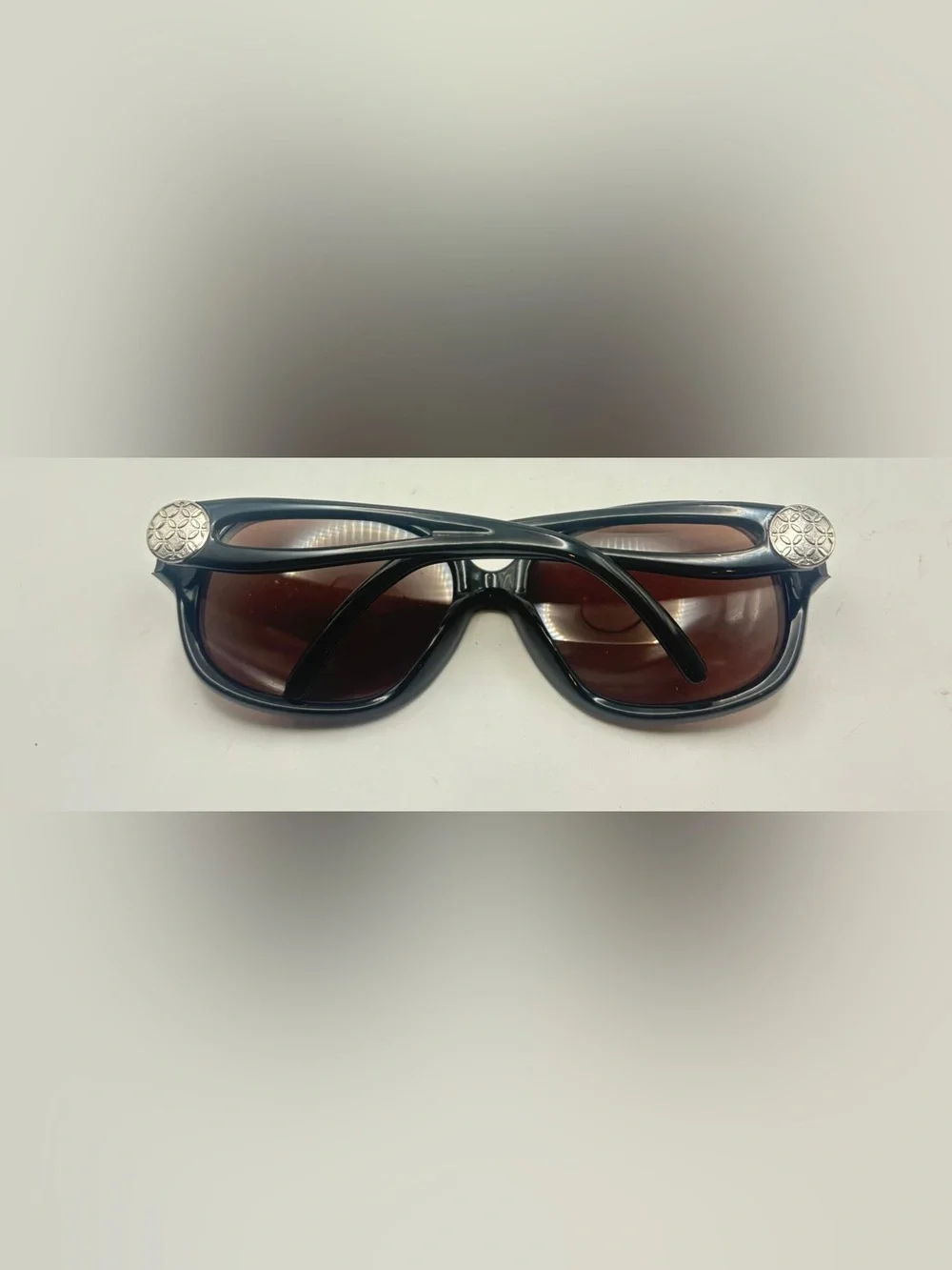 Joan Collins 9975 Black Oval Sunglasses Frames Only
